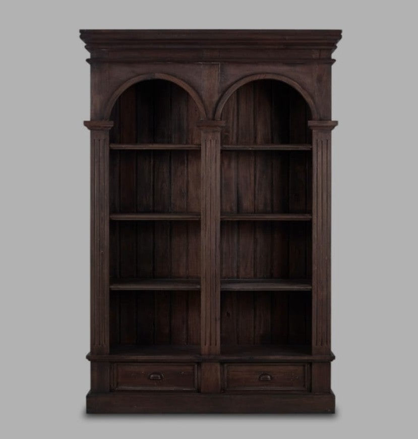 Custom Bookshelves (Twin Arched)